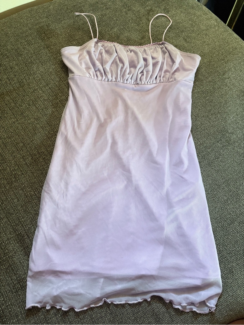 Forever 21 Lilac Ruched Bust Slip Dress
